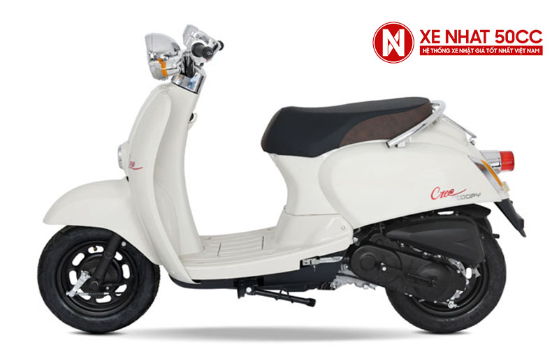 XE GA 50CC CREA SCOOPY MÀU TRẮNG SỮA MỚI
