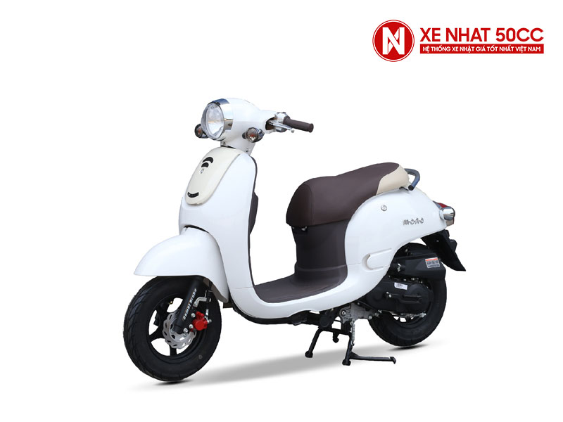 XE GA 50CC GIORNO MONO PHANH ĐĨA MÀU TRẮNG