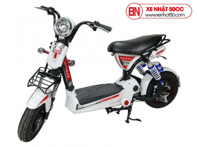 Top 23 xe đạp điện osakar 12a tốt nhất 2 Xe đạp điện Osakar 12A màu xám tem đỏ | Khuyến Mại Siêu Khủng | Trả Góp 0%