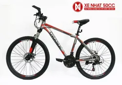 Xe đạp Amano AT180 màu xám đỏ